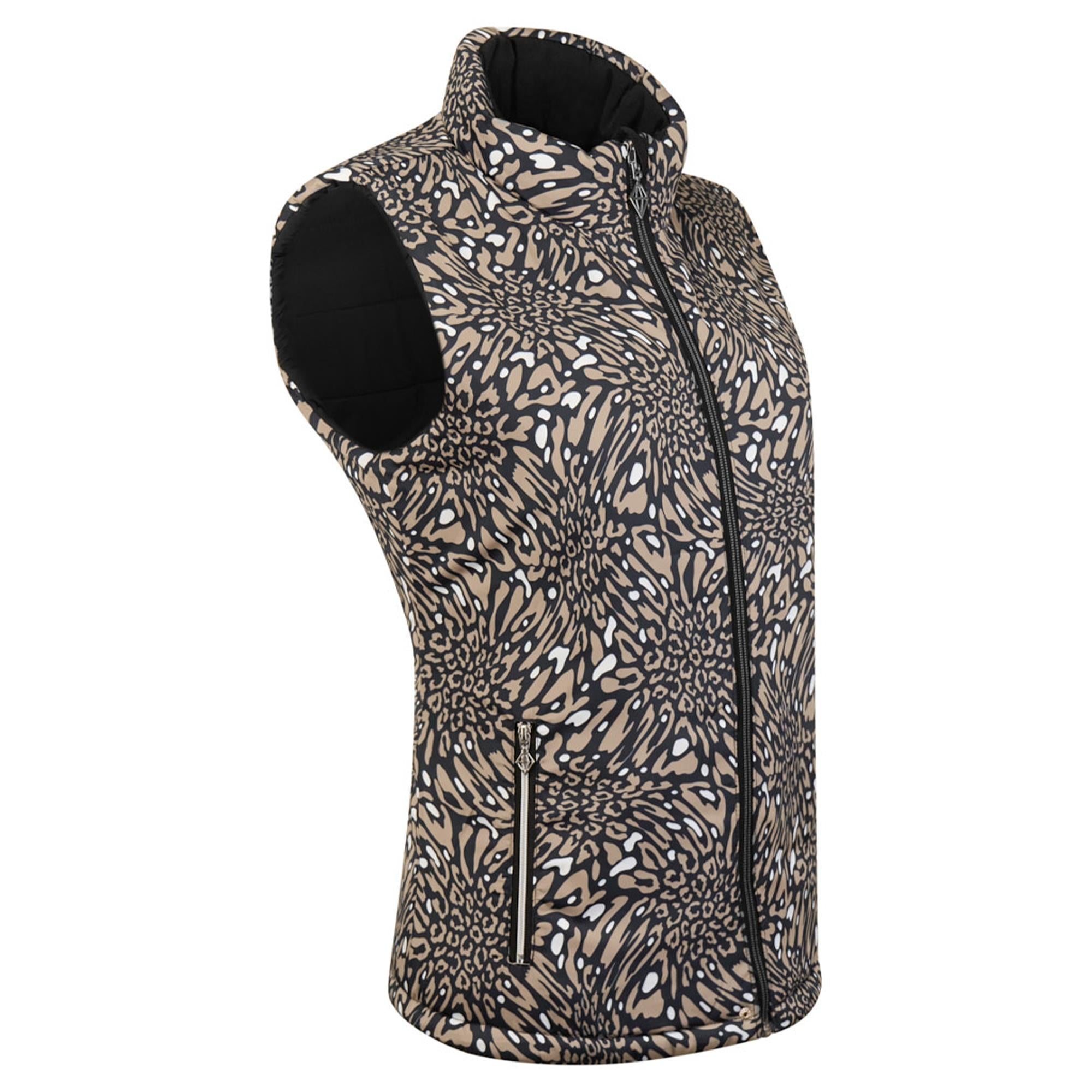 Pure Golf Eve Reversible Ladies Golf Gilet Wild Truffle